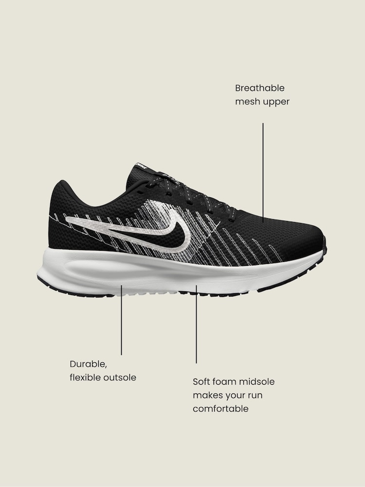 Nike Black Run Defy Road Running Trainers - Image 5 of 5