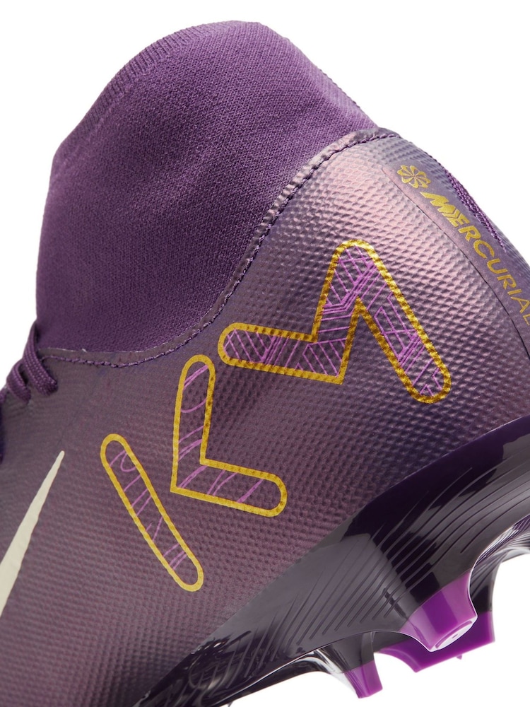 Nike Purple Adults Mercurial Superfly Academy Kylian Mbappe Multi Ground Football Boots - Image 10 of 11