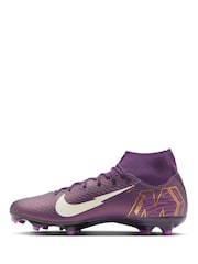Nike Purple Adults Mercurial Superfly Academy Kylian Mbappe Multi Ground Football Boots - Image 4 of 11