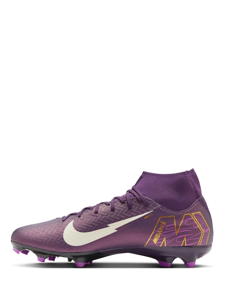 Nike Purple Adults Mercurial Superfly Academy Kylian Mbappe Multi Ground Football Boots - Image 4 of 11