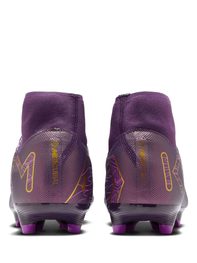 Nike Purple Adults Mercurial Superfly Academy Kylian Mbappe Multi Ground Football Boots - Image 6 of 11