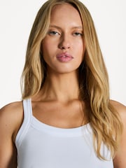 Rotate White Rib Tank Top - Image 5 of 9