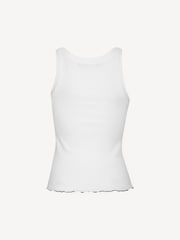 Rotate White Rib Tank Top - Image 8 of 9