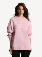 Rotate Pink Heavy Crewneck Sweatshirt - Image 1 of 9