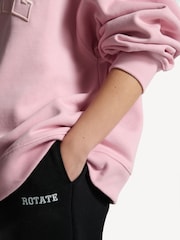 Rotate Pink Heavy Crewneck Sweatshirt - Image 6 of 9