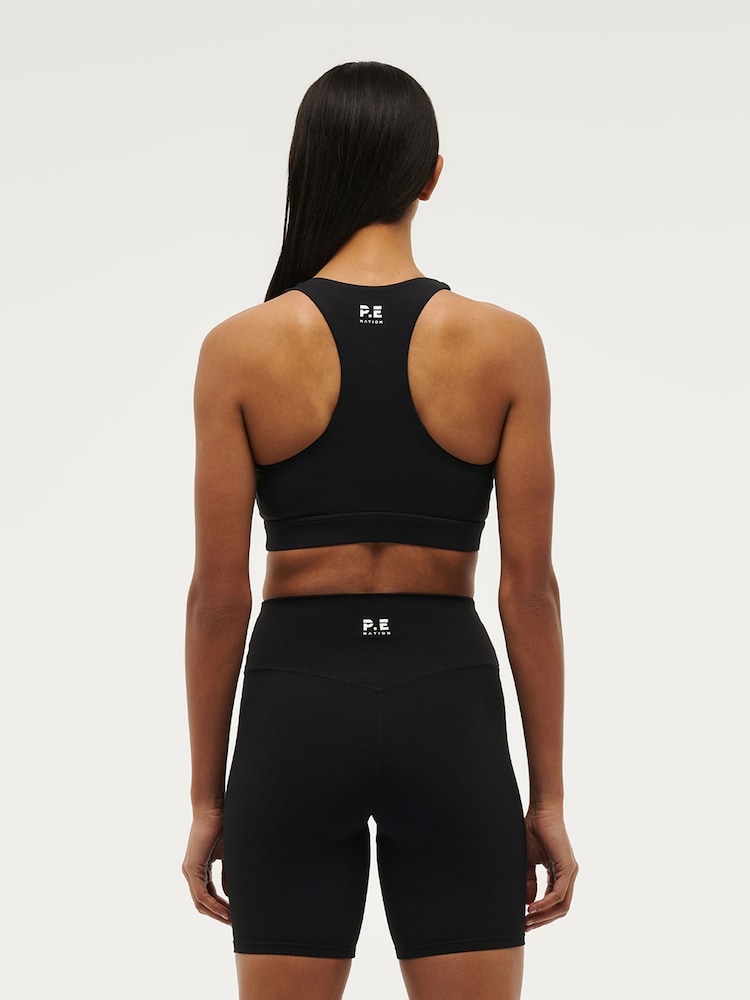 P.E Nation Black Frequency Sports Bra - Image 2 of 4 P.E Nation Black Frequency Sports Bra - Image 2 of 4