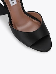 Steve Madden Black Bougie Bow Heeled Sandals - Image 5 of 5