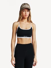 P.E Nation Black/White Fundamental Sports Bra - Image 1 of 6