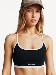 P.E Nation Black/White Fundamental Sports Bra - Image 4 of 6