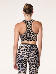 P.E Nation Leopard Stellar Sports Bra - Image 3 of 4