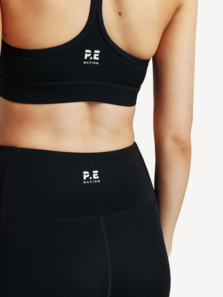 P.E Nation Black Recalibrate 78 Leggings - Image 9 of 16