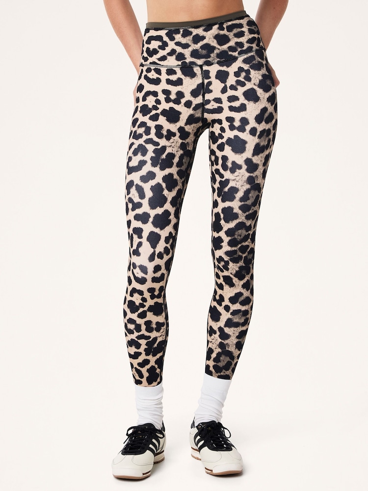 P.E Nation Leopard Vita Leggings - Image 1 of 4 P.E Nation Leopard Vita Leggings - Image 1 of 4