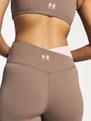 P.E Nation Two Tone Wander Leggings - Image 4 of 5