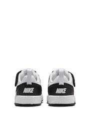 Nike Black/White Infant Court Borough Low Recraft Trainers - Image 4 of 9