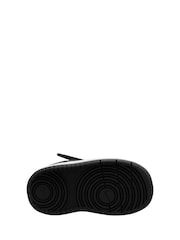 Nike Black/White Infant Court Borough Low Recraft Trainers - Image 8 of 9
