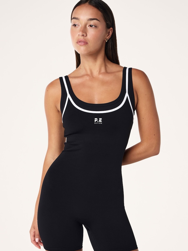 P.E Nation Black Forward One Piece - Image 4 of 4 P.E Nation Black Forward One Piece - Image 4 of 4