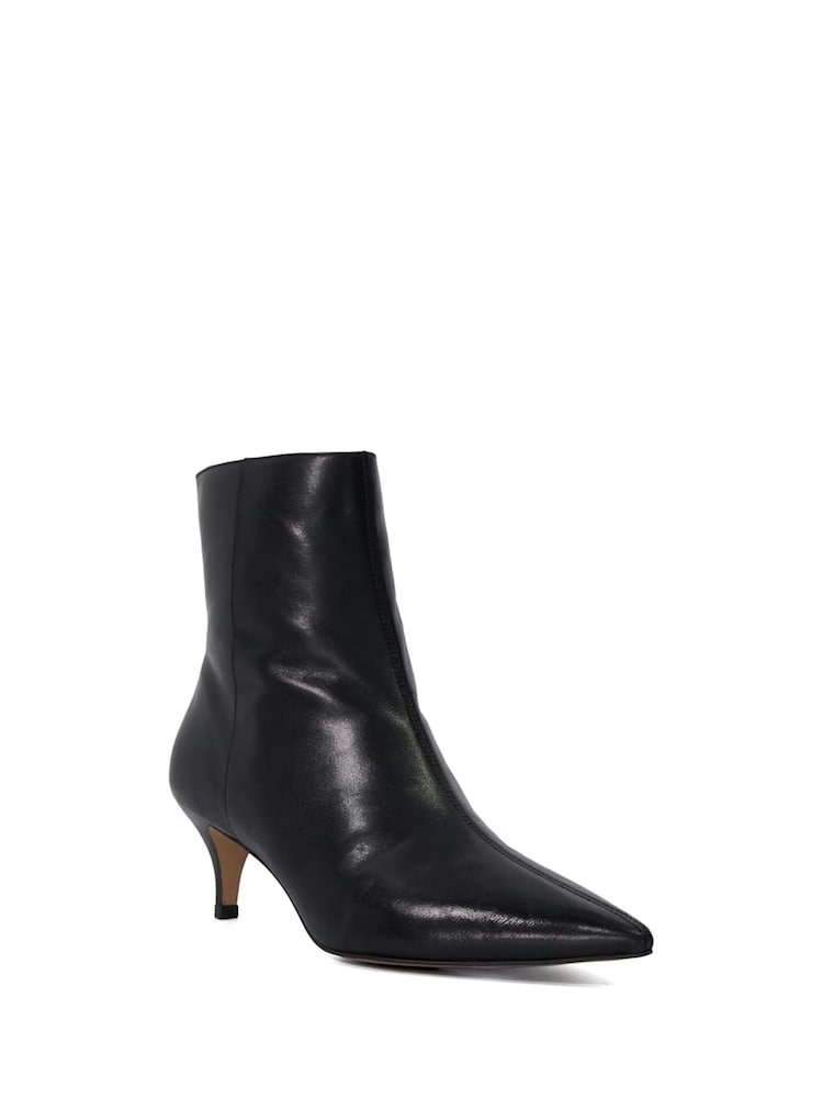 Dune London Black Offer Kitten Ankle Boots - Image 1 of 5