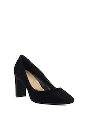 Dune London Black Arriving Comfort Mid Block Heel Shoes - Image 1 of 5