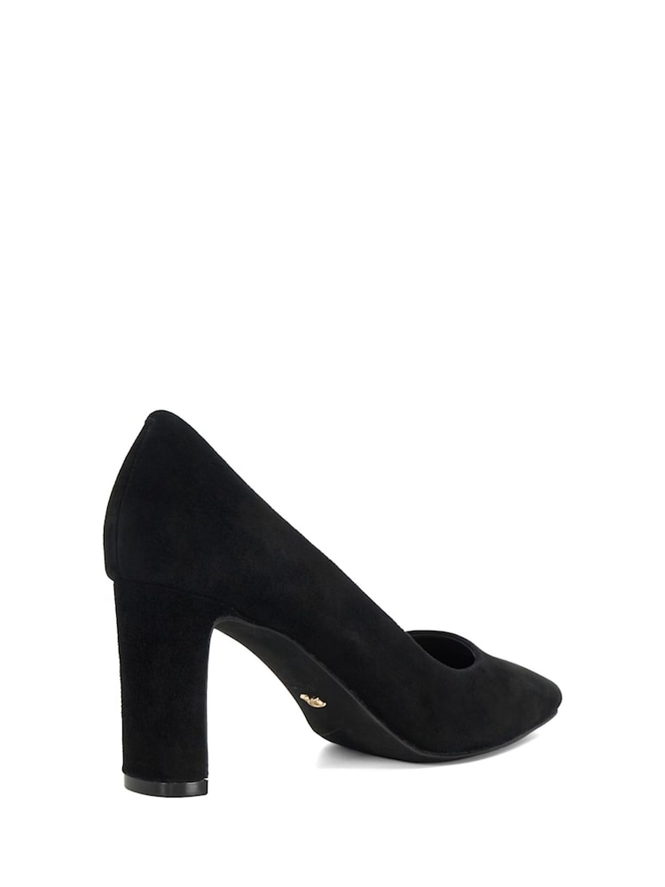 Dune London Black Arriving Comfort Mid Block Heel Shoes - Image 2 of 5