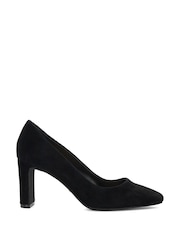 Dune London Black Arriving Comfort Mid Block Heel Shoes - Image 3 of 5
