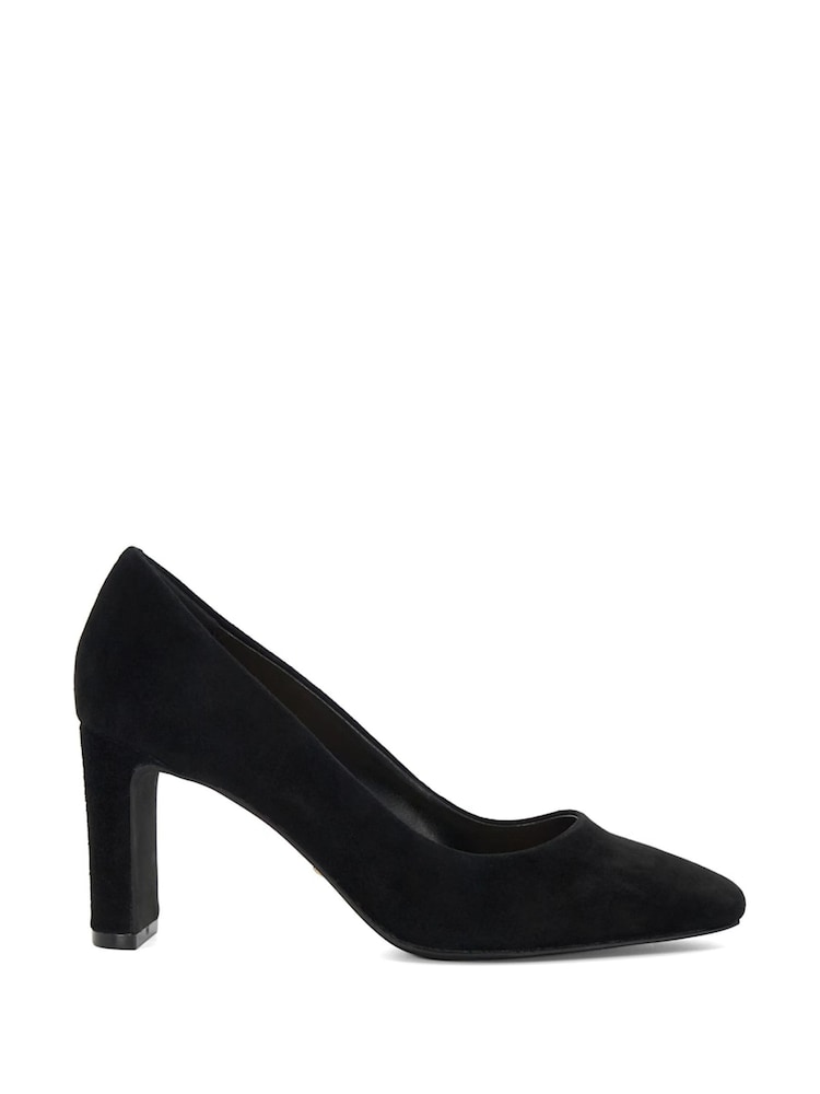 Dune London Black Arriving Comfort Mid Block Heel Shoes - Image 3 of 5