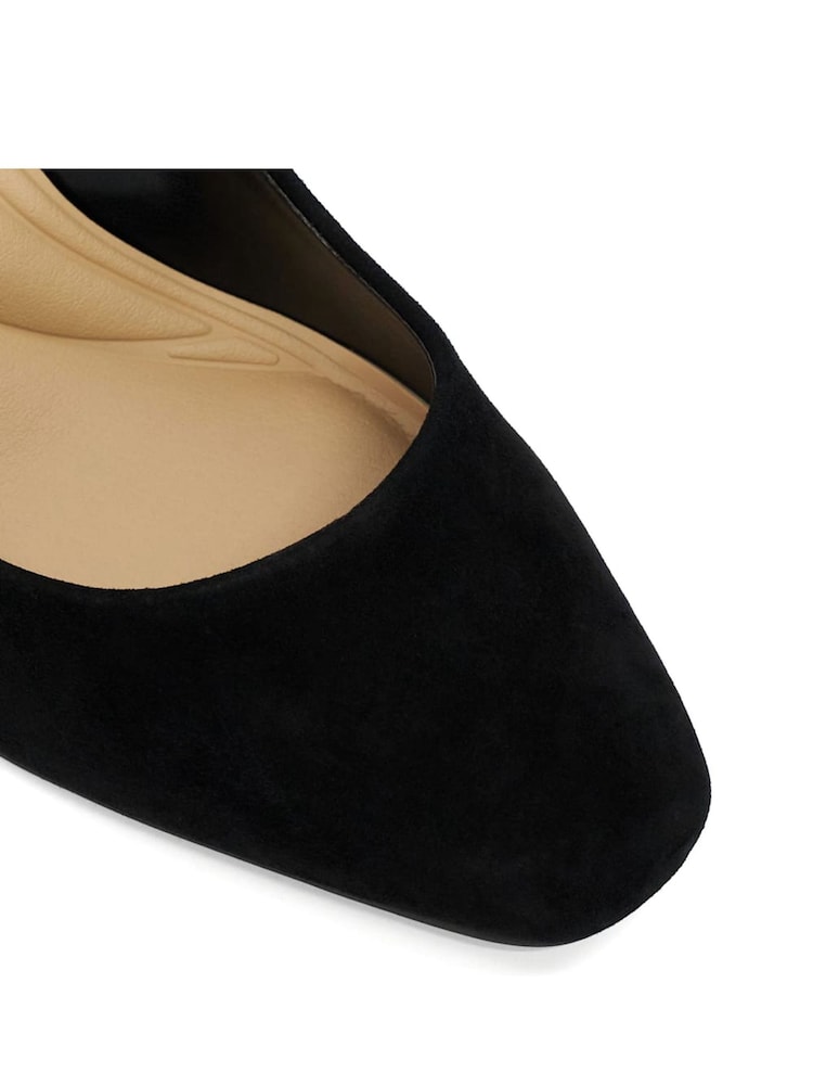 Dune London Black Arriving Comfort Mid Block Heel Shoes - Image 5 of 5