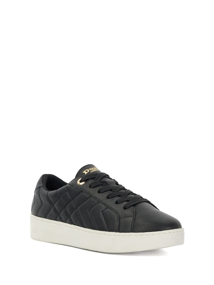 Negro - Dune London Egent Quilted Cupsole Trainers - Imagen 1 de 5 Negro - Dune London Egent Quilted Cupsole Trainers - Imagen 1 de 5