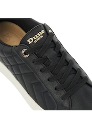 Dune London Black Egent Quilted Cupsole Trainers - Image 5 of 5