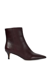 Dune London Black Chrome Offer Kitten Ankle Boots - Image 2 of 5