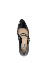 Dune London Black Approval Double Strap Mary Jane Shoes - Image 4 of 5