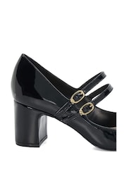 Dune London Black Approval Double Strap Mary Jane Shoes - Image 5 of 5