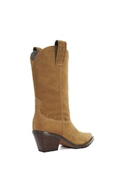 Creme - Dune London – Podeo – Westernstiefel mit Nietenbesatz - Bild 4 von 6
