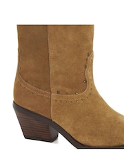 Creme - Dune London – Podeo – Westernstiefel mit Nietenbesatz - Bild 6 von 6