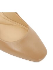 Dune London Brown Arriving Comfort Mid Block Heel Shoes - Image 6 of 6
