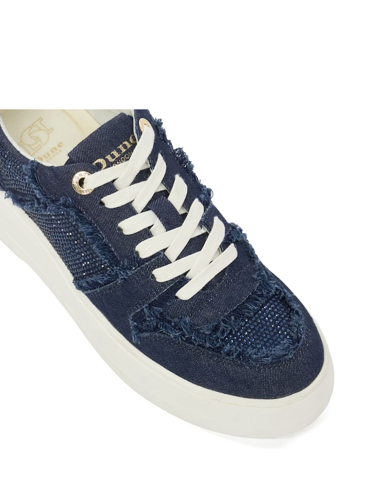 modra - Dune London Evangelyn Flatform Lace-Up Trainers - Slika 5 iz 5 modra - Dune London Evangelyn Flatform Lace-Up Trainers - Slika 5 iz 5