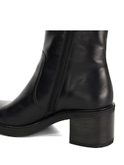 Dune London Black Parlowe Buckle Ankle Boots - Image 6 of 6