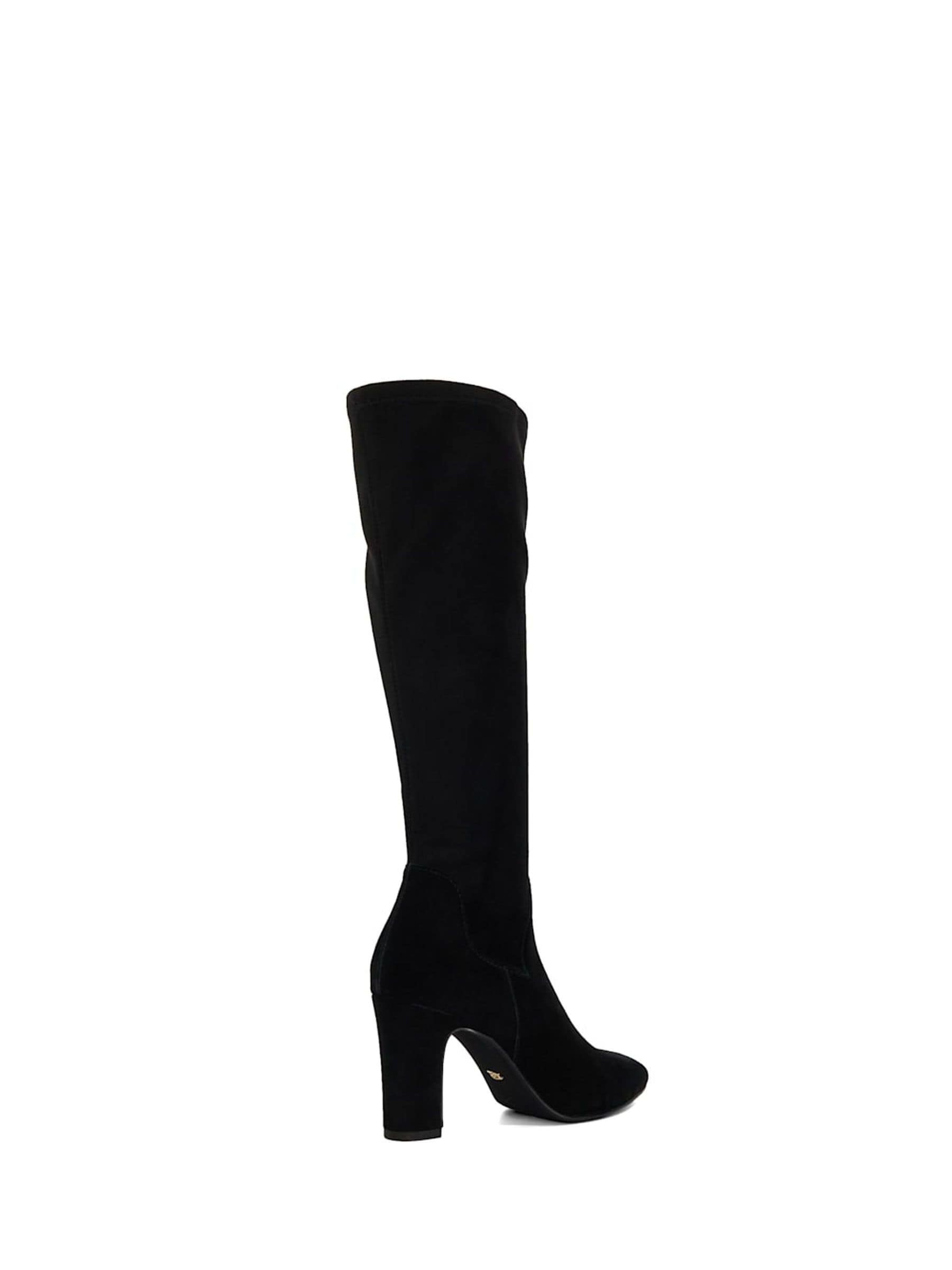 Buy Dune London Black Standard Fit Simple Stretch Knee High Boots