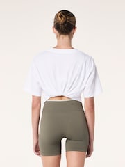 P.E Nation Khaki/White Sero Short Sleeve T-Shirt - Image 2 of 3