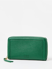 Oliver Bonas Green Maddie Zip Around Purse - Image 2 of 6