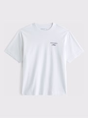 Abercrombie & Fitch T-Shirt mit Script-Grafikprint hinten - Bild 1 von 2