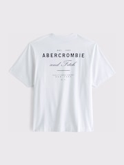 Abercrombie & Fitch T-Shirt mit Script-Grafikprint hinten - Bild 2 von 2