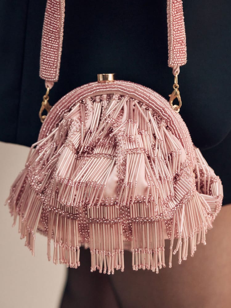 Рожевий - Ручна сумка Tassle - Image 4 of 5