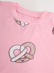 Pink/Purple Avocado Print Nighties 2 Pack (3-16yrs) - Image 6 of 7