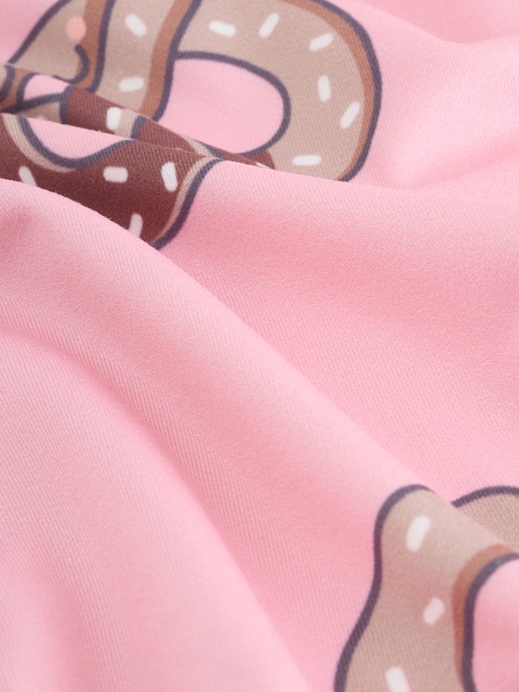 Pink/Purple Avocado Print Nighties 2 Pack (3-16yrs) - Image 7 of 7