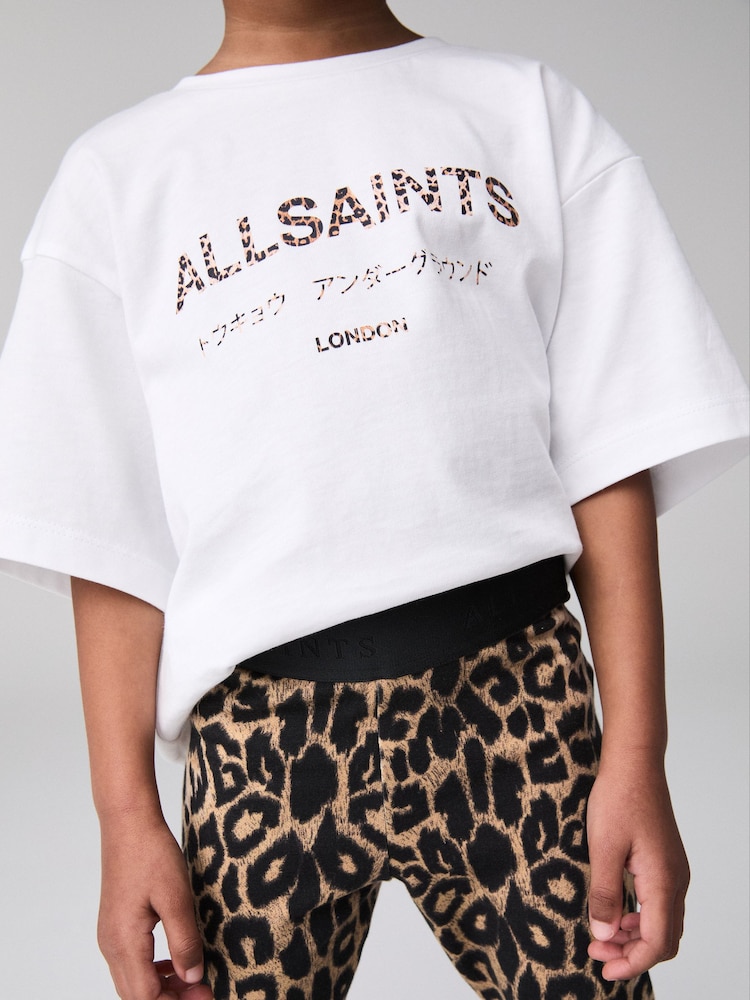 Luipaard - SmallSaints oversized Underground T-shirt en legging set voor jongere meisjes - Image 4 of 9