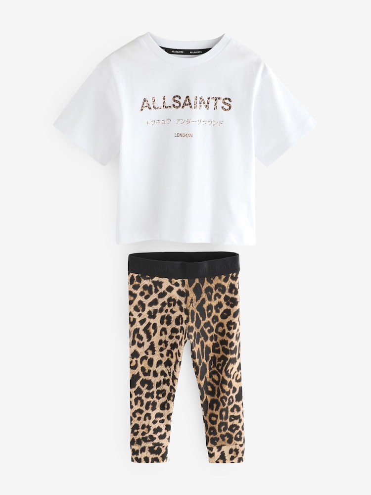 Luipaard - SmallSaints oversized Underground T-shirt en legging set voor jongere meisjes - Image 7 of 9