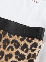 smALLSAINTS Leopard Oversized Younger Girls Underground T-Shirt and Leggings Set - Image 9 of 9