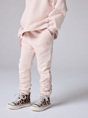 smALLSAINTS Pink Younger Girls Oversized Tierra Sweatshirt and Joggers Set - Image 3 of 7