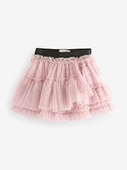 smALLSAINTS Younger Girls Jen Tulle Asymmetric Mesh Skirt - Изображение 4 из 8