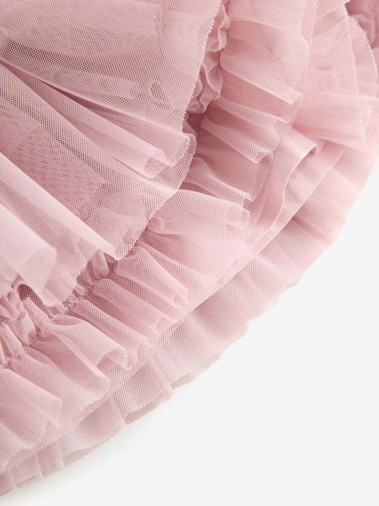 smALLSAINTS Younger Girls Jen Tulle Asymmetric Mesh Skirt - Изображение 8 из 8